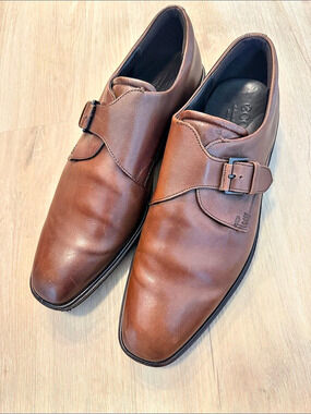 ECCO Men's Brown Buckle Loafers